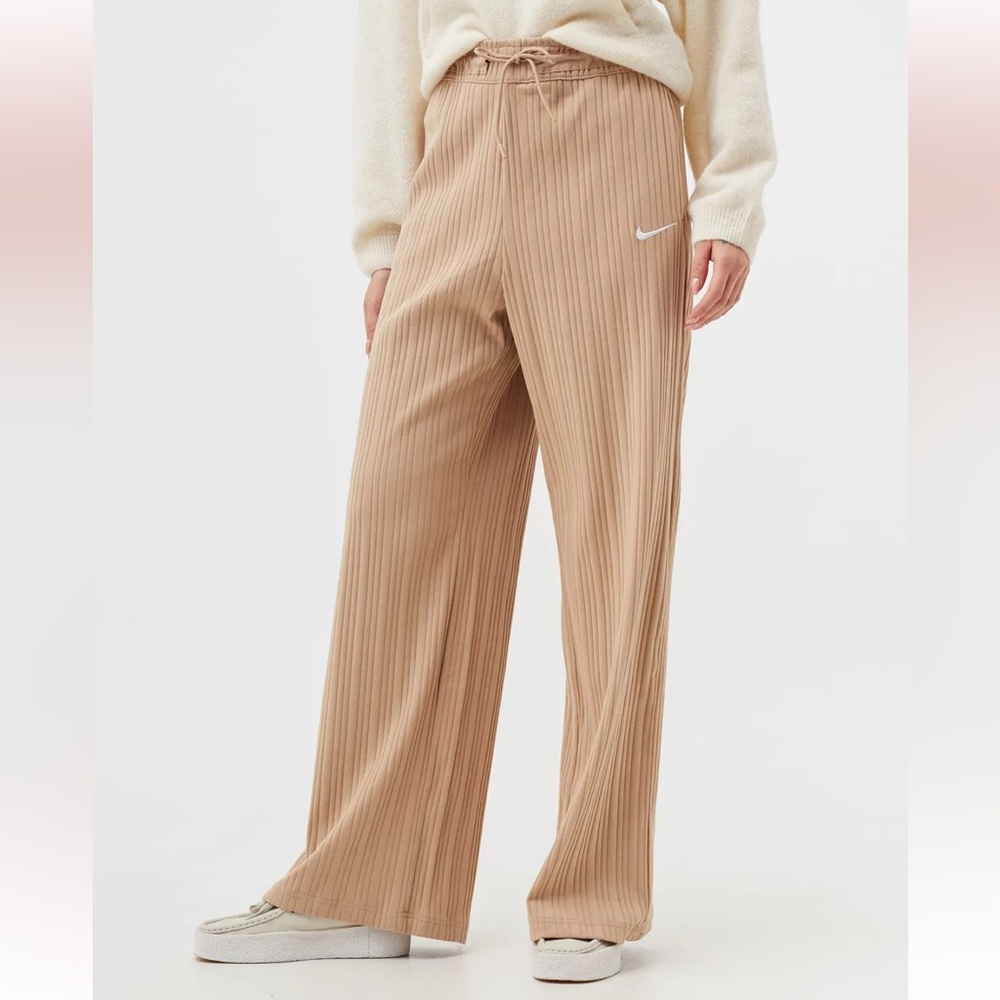 Women’s Nike Ribbed Jersey Wide Leg Pants